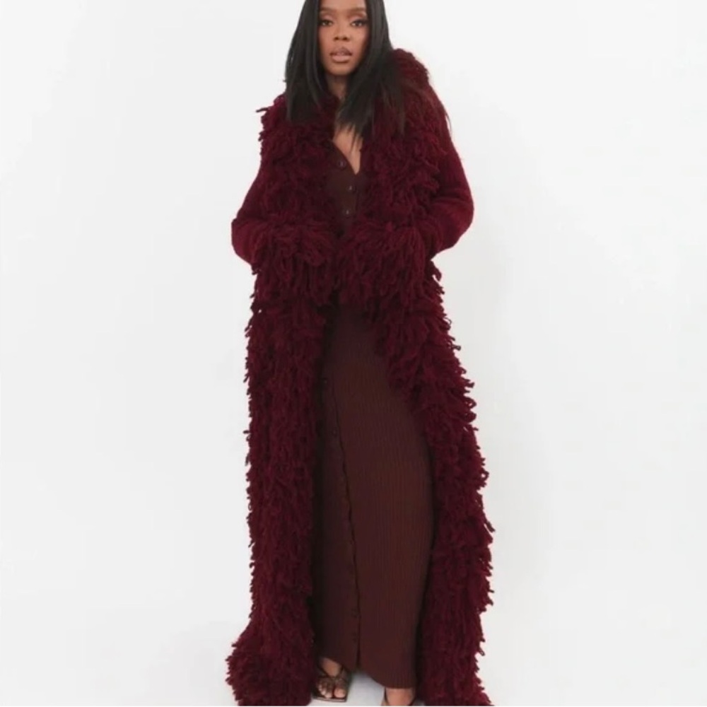 Fumo the Label FRINGE KNIT COAT SOLD OUT ONLINE. Size Xs/ s but fits a M.